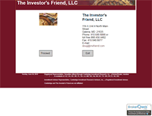 Tablet Screenshot of invfriend.com